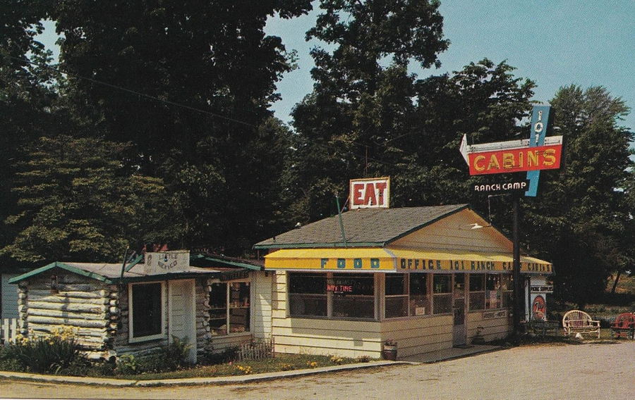 101 Ranch Motel and Restaurant - Vintage Postcard